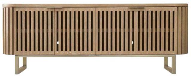 Hooker® Furniture Commerce and Market Easton Desert Oak Entertainment Console-2