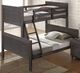 Furniture of America® Witham Charcoal Brown Twin/Twin Bunk Bed-0