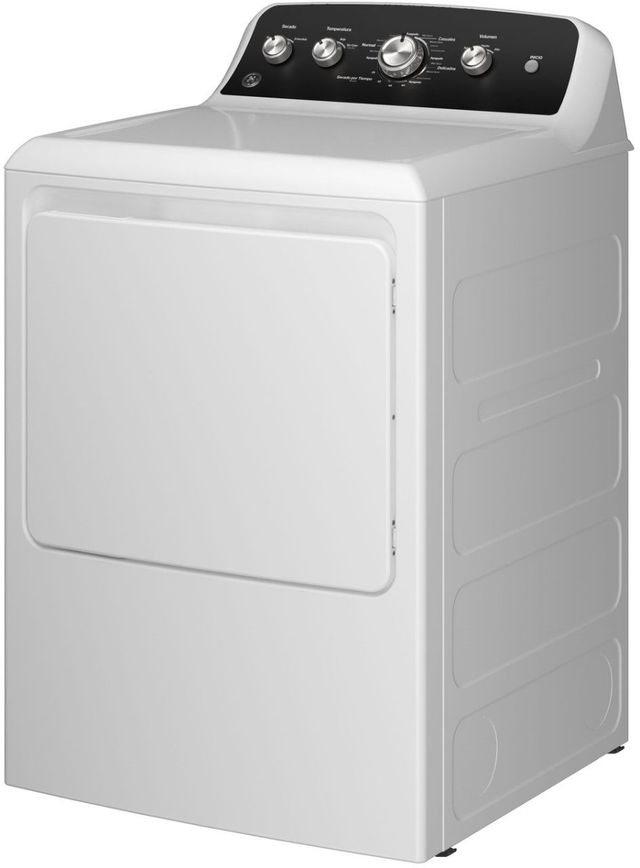GE® 7.2 Cu. Ft. White Electric Dryer-3