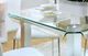 Furniture of America® Richfield II Glass Top Counter Height Table with Silver Legs-2