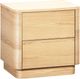 Moe's Home Collection Round Off Natural Oak Tall Nightstand-0