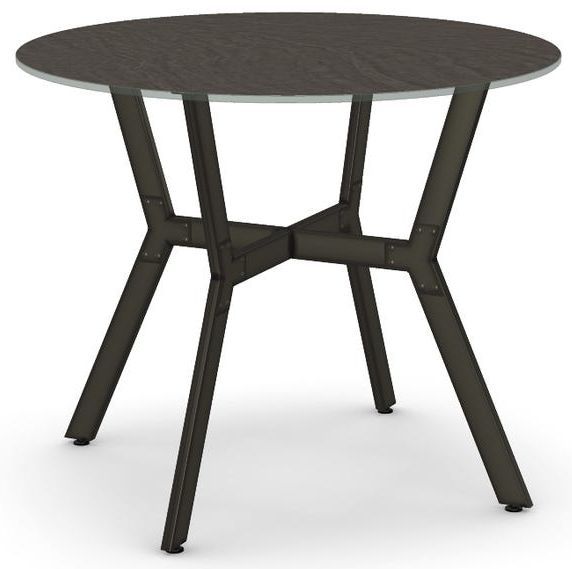 Amisco Customizable Norcross 30" Starstone Round Table with a 36" Diameter Tabletop-0