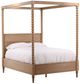 Dovetail Furniture Marcellina Natural Queen Canopy Bed-0