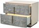 Michael Amini® Pavira Stone 2-Drawer Nightstand-3
