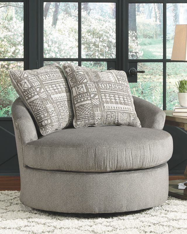 Signature Design by Ashley® Soletren Ash Swivel Accent Chair-3