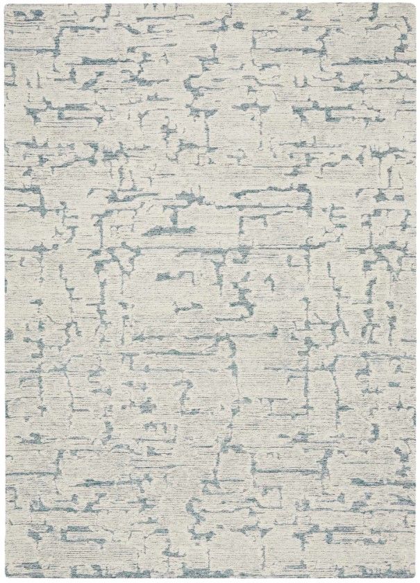 Nourison Home™ Calvin Klein CK009 Sculptural Teal 5'x7' Area Rug-0