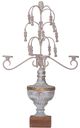 A & B Home White Candelabra-0