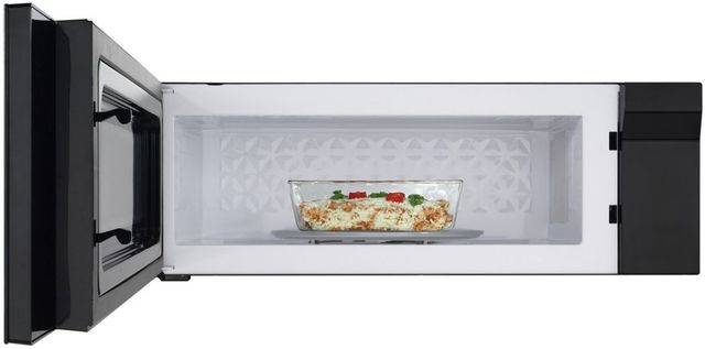 GE® 1.2 Cu. Ft. Black Over The Range Low Profile Sensor Microwave Oven-4