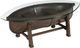 Magnussen Home® Beaufort Glass/Dark Oak Oval Cocktail Table-0