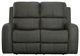 Flexsteel® Linden Charcoal Power Reclining Loveseat with Power Headrests and Lumbar-2