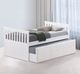 Furniture of America® Clemens White Twin Captain Bed-1