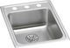 Elkay Lustertone® Classic Lustrous Satin 17" x 22" x 6-1/2" 2-Hole Single Bowl Drop-In ADA Sink with Perfect Drain®-0