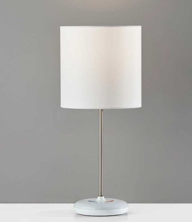 Adesso® Mia White Color Changing Table Lamp-2
