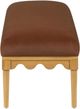 TOV Furniture Oodle Bronze/Natural Bench-4