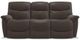 La-Z-Boy® James Walnut Leather Power Reclining Sofa with Headrest-1