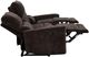 Coaster® Navarro 2-Piece Dark Brown Chenille Upholstered Manual Reclining Sofa Set-5