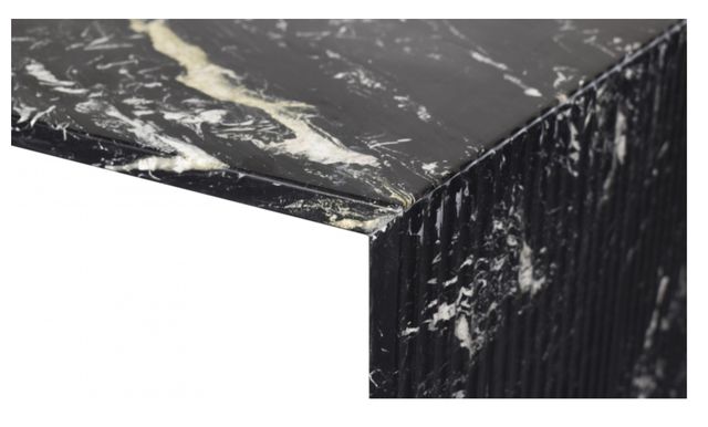 Meridian Furniture Lucca Black Marble Coffee Table-3