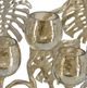 A & B Home Gold/Silver/White T- Light Candle Holder-5