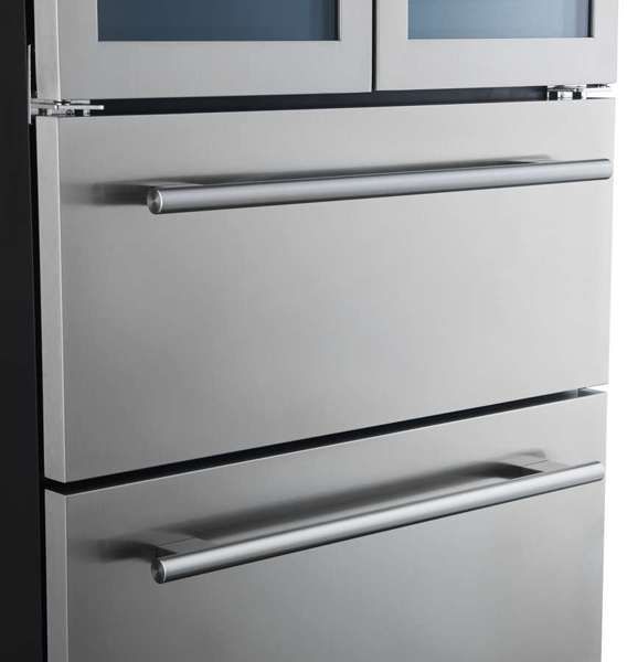 FORNO® Campania Alta Qualita 17.7 Cu. Ft. Stainless Steel Wine Column-7