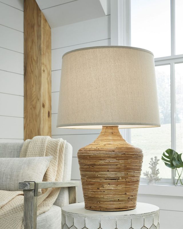 Signature Design by Ashley® Kerrus Brown Table Lamp-4