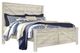 Signature Design by Ashley® Bellaby 5-Piece Whitewash Queen Crossbuck Panel Bed Set-1
