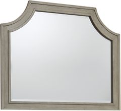 Benchcraft® Falkhurst Antiqued Gray/Walnut Brown Bedroom Mirror