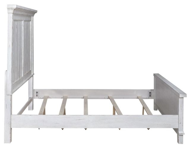 Liberty Furniture River Place Riverstone White Queen Panel Bed-3