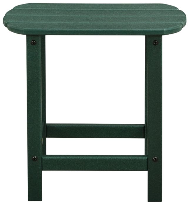 Signature Design by Ashley® Sundown Shores Green Polyethylene Outdoor End Table-3
