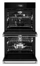 Jennair® NOIR™ 30" Stainless Steel Double Electric Wall Oven with V2™ Vertical Dual-Fan True Convection with Advanced Temperature Precision-2
