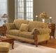 Fornirama 586 Brown/Dark Yellow Sofa-0