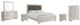 Signature Design by Ashley® Lonnix 6-Piece Silver Queen Panel Bed Set-0