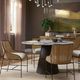 Four Hands Lino Calacatta Viola Marble Top Dining Table with Espresso Oak-1