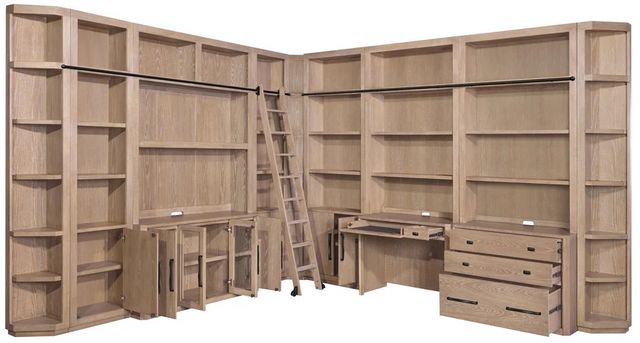 Parker House® Breckenridge Medium Brown 40" Library Desk-3