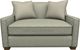 Best® Home Furnishings Customizable Marinette Chair and a Half Twin Sleeper with Dark Walnut Legs-1