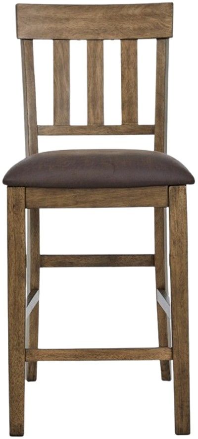 Signature Design by Ashley® Broxtyn Light Brown Upholstered Bar Stool-1