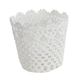 A & B Home White 6" Lace Basket-0