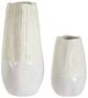 Uttermost® Echo Ridge 2-Piece White Vase Set-0