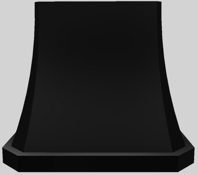 Vent-A-Hood® Designer Series 36" Black Island Range Hood-0