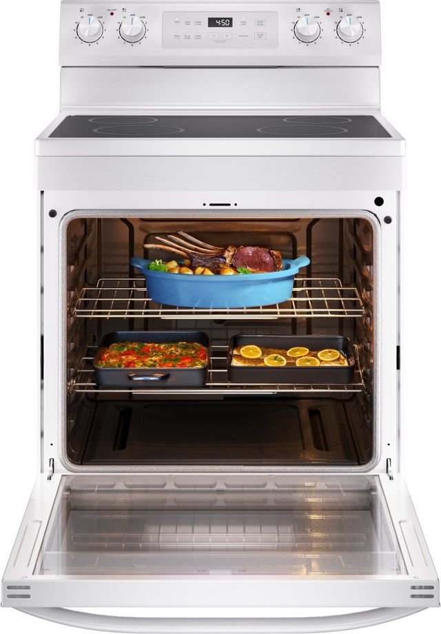 Midea® 30" White Freestanding Electric Range-1