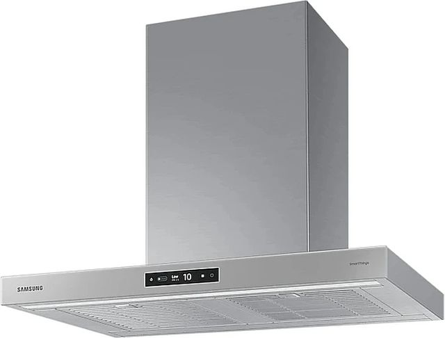 Samsung Bespoke 7 Series 30" Gray Glass Wall Mounted Range Hood-2