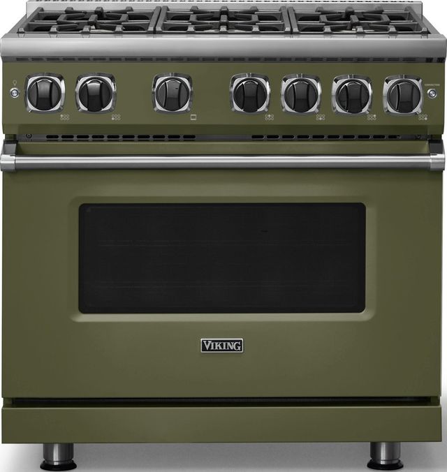 Viking® 7 Series 36" Martini Pro Style Natural Gas Range-0