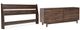 Signature Design by Ashley® Calverson 2-Piece Mocha Queen Panel Headboard Bed Set-0
