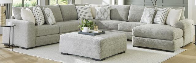 Albany Industries 4-Piece Haven Dove Sectional-0