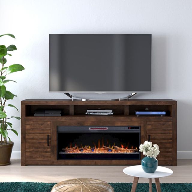 Legends Home Sausalito Whiskey 78" Fireplace Console-1