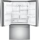 GE® 22.2 Cu. Ft. Stainless Steel Counter Depth French Door Refrigerator-2