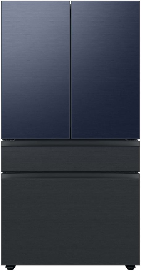 Samsung Bespoke 36" Matte Black Steel French Door Refrigerator Middle Panel-3