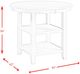 Elements International Amherst 5-Piece Bisque Counter Dining Set-3