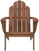 Linon Accorn Brown Wooden Adirondack Outdoor Chair-3