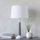 Surya Ellison Gray/White Table Lamp-2