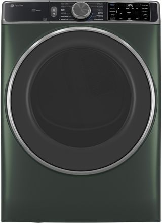 GE Profile™ 7.8 Cu Ft. Jade Green Front Load Gas Dryer
